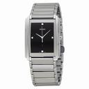 Rado Integral Black Dial Stainless Steel Ladies Quartz Watch R20997713