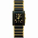 Rado Integral Chronograph 18kt Yellow Gold Black Ceramic Men's Watch R20592152