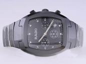 Rado Sintra R13764152 Black Ceramic Strap Square Black Dial Watch