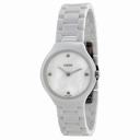Rado Thinline Mother of Pearl Dial White Ceramic Watch R27958902