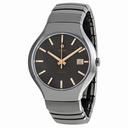Rado True Automatic Grey Dial Platinum-Tone Ceramic Unisex Watch R27351102