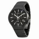 Rado True Black Dial Chronograph Men's Watch R27814162