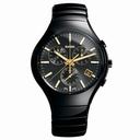 Rado True Chronograph Black Dial Black Ceramic Men's Watch Watch R27814172