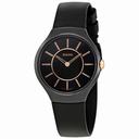 Rado True Thinline Black Diamond Dial Ladies Watch R27742709