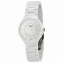 Rado True Thinline White Dial White Ceramic Watch R27958112