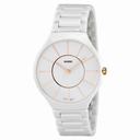 Rado True White Dial Ceramic Ladies Watch R27957102