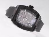 Richard Mille RM2009 RM005 Mens 39x48mm Black Cow Leather Strap Watch