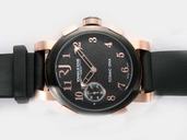 Romain Jerome Ceramic variations 1451 Round Rose Gold Case Mens Watch