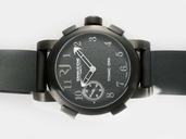 Romain Jerome Ceramic variations T.BBBBB.00.BB PVD Case Black Dial Round Watch