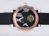 Romain Jerome Ceramic variations TO.T.BBB22.00.BB Black Dial 46mm Black Rubber Strap Watch