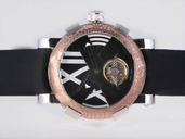 Romain Jerome Ceramic variations TO.T.BBB22.00.BB Black Dial Round Stainless Steel Case Watch