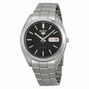 Seiko 5 Automatic Black Dial Stainless Steel Men's Watch SE-SNX115