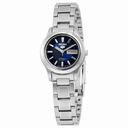 Seiko 5 Automatic Blue Dial Stainless Steel Ladies Watch SYMD93