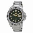 Seiko 5 Automatic Green Dial Stainless Steel Men's Watch SRP537