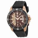 Seiko 5 Automatic Rose Dial Black Rubber Men's Watch SRP430