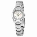 Seiko 5 Automatic White Dial Stainless Steel Ladies Watch SYMK23