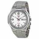 Seiko 5 Automatic White Dial Stainless Steel Men's Watch SNKK55