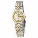 Seiko 5 Automatic White Dial Two-tone Ladies Watch SYMK44