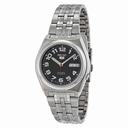 Seiko 5 Black Dial Automatic Stainless Steel Men's Watch SNK655