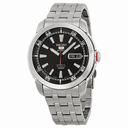 Seiko 5 Black Dial Automatic Stainless Steel Men's Watch SNZH63J1