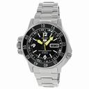 Seiko 5 Black Dial Stainless Steel Compass Automatic Men's Watch SKZ211J1