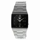 Seiko 5 Black Dial Stainless Steel Mechanical Ladies Watch SNY011