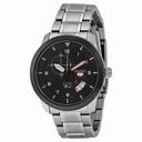 Seiko 5 Black Dial Stainless Steel Men's Watch SSA207K1