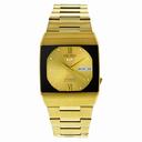 Seiko 5 Champagne Dial Gold Tone Ladies Watch SNY012J1