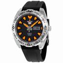 Seiko 5 Sport Automatic Black Dial Black Rubber Men's Watch SRP741