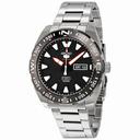 Seiko 5 Sport Automatic Black Dial Stainless Steel Men's Watch SRP743