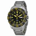 Seiko 5 Sport Automatic Black Dial Stainless Steel Men's Watch SRP5