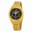 Seiko 5 Vintage Automatic Black Dial Gold-plated Men's Watch SNKL40