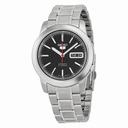 Seiko Automatic Black Dial Stainless Steel Men's Watch SNKE53