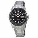 Seiko Automatic Black Dial Stainless Steel Men's Watch SNKL11