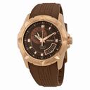 Seiko Automatic Brown Dial Brown Rubber Men's Watch SSA230K1