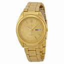Seiko Automatic Champagne Dial Gold-tone Men's Watch SNXA22