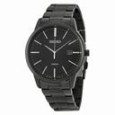 Seiko Black Dial Black Ion-plated Men's Watch SGEH11P1