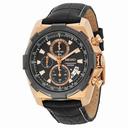 Seiko Black Dial Black Leather Men's Watch SNDD56