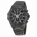Seiko Black Dial Chronograph Black PVD Stainless Steel Men's Watch SNDD77