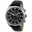 Seiko Black Dial Stainless Steel Chronograph Men's Watch SNN231P2