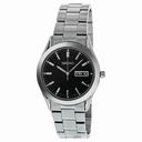 Seiko Black Dial Stainless Steel Dress Men's Watch SGGA25
