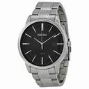 Seiko Black Dial Stainless Steel Men's Watch SGEH09P1