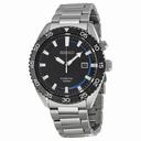 Seiko Black Dial Stainless Steel Men's Watch SKA623