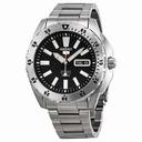Seiko Black Dial Stainless Steel Men's Watch SRP357