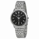 Seiko Black Dial Stainless Steel Men's Watch SUR031