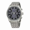Seiko Chronograph Black Dial Stainless Steel Men's Watch SSC207