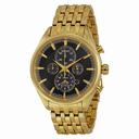 Seiko Chronograph Chronograph Grey Dial Gold-tone Men's Watch SSC210