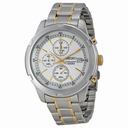 Seiko Chronograph Silver Dial Two-tone Men's Watch SKS423P1