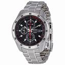 Seiko Chronograph Stainless Steel black Dial Men's Watch SNDC49