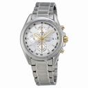 Seiko Chronograph Tachymeter Silver Dial Titanium Men's Watch SNDC95